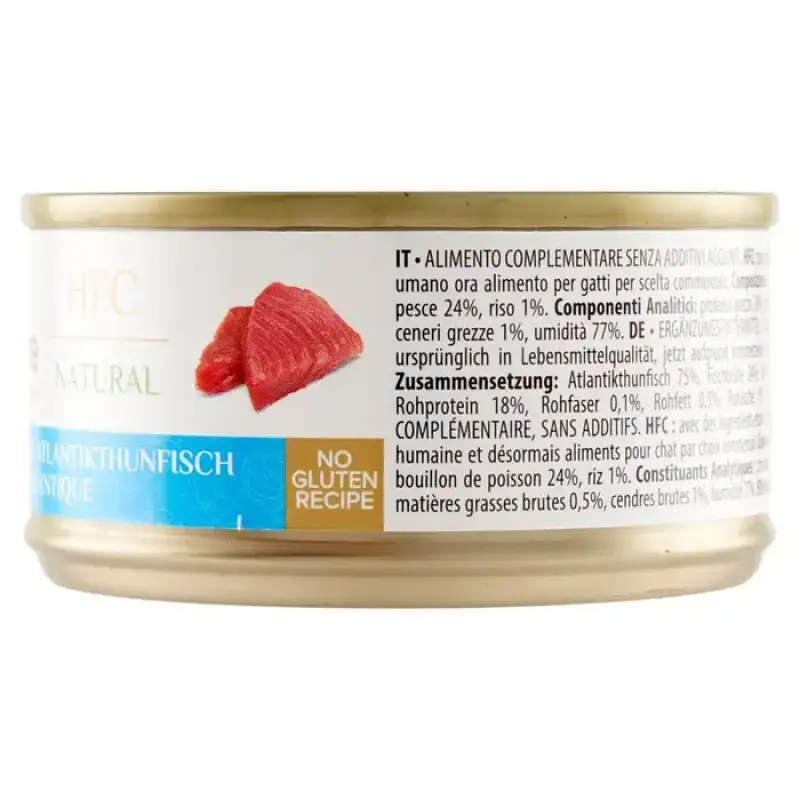 Almo Nature Hfc Hrana pentru Pisici Ton Atlantic Natural 70g Bax 24 buc.
